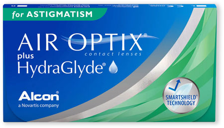 Air Optix Plus Hydraglyde for Astigmatism 6PK